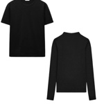 Začněme skládáním základního šatníku, který vám ulehčí ranní tvorbu outfitů. Jako první sem patří basic top s krátkým či dlouhým rukávem.