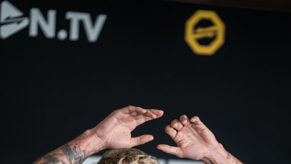 FOTO: Radek Roušal během vážení.