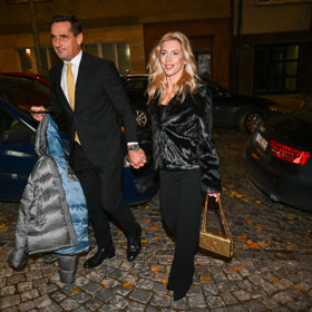 Roman Šebrle přišel na party Primy v doprovodu partnerky.