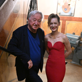 Jiří Lábus si nenechal ujít premiéru nové české komedie Milion.