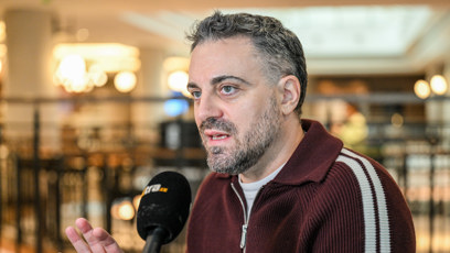 FOTO: Britský spisovatel Robert Bryndza představil v Praze svou novou knihu.