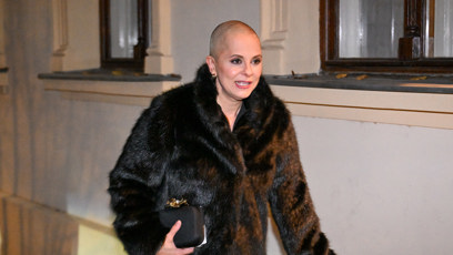 FOTO: Laďka Něrgešová se ukázala s oholenou hlavou.