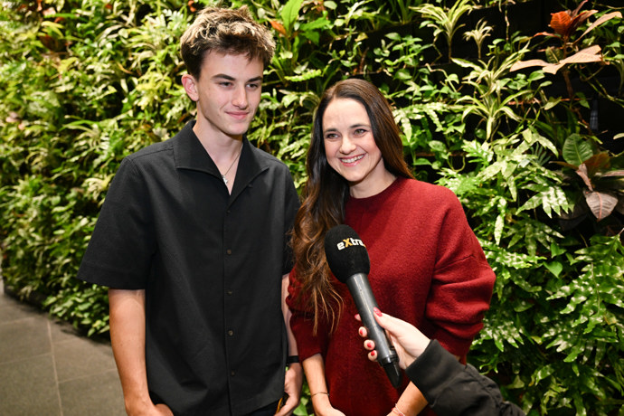 FOTO: Libuše Vojtková se synem Matyášem během rozhovoru pro eXtra.cz.