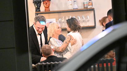 FOTO: Richard Krajčo na večírku v dobré náladě.