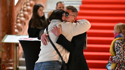 FOTO: Jan Tuna rozdával úsměvy i objetí.