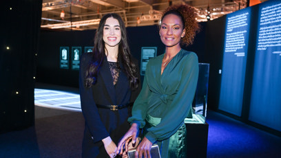 FOTO: Lejla Abbasová s Denisou Spergerovou.