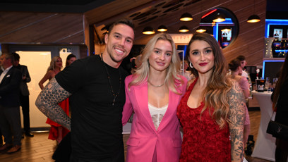 FOTO: Influenceři na promítání Bachelora.