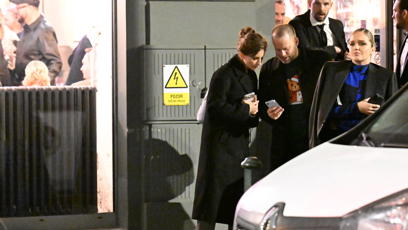 FOTO: Jakub Prachař a Sara Sandeva na odchodu z párty.