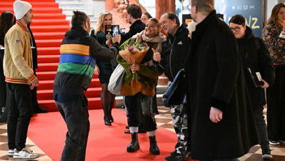 FOTO: Erika se fotila s fanoušky.