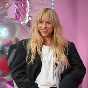 Mariana Prachařová dorazila v dobré náladě.