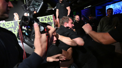 FOTO: Okamžitý a bleskový zásah ochranky.