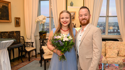 FOTO: Martina Ptáčková se svým partnerem, který je z Francie.