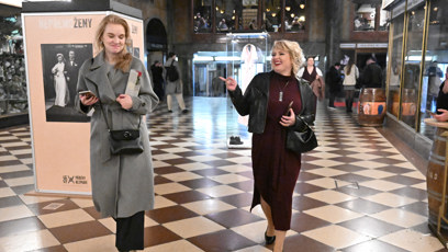 FOTO: Miluše Bittnerová odchází z Lucerny.