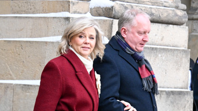 FOTO: Petr Pavel a Eva Pavlová na Hradě přijali návštěvu.