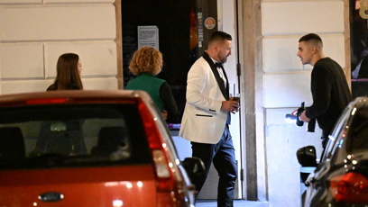 FOTO: Tomáš Řepka na tajné party.