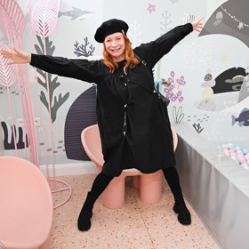 Bára Štěpánová rozdávala dobrou náladu.