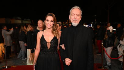 FOTO: Viktor Dyk s partnerkou.