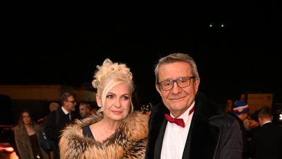 FOTO: Býval majitel Slavíků Jaroslav Těšínský s manželkou.