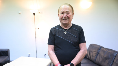 FOTO: Petr Janda rozdával úsměvy.