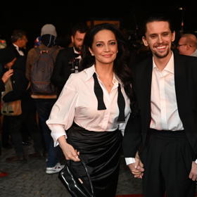 Lucie Bílá dorazila v doprovodu syna Filipa. 