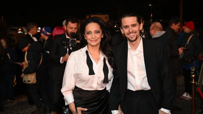 FOTO: Lucie Bílá dorazila v doprovodu syna Filipa.