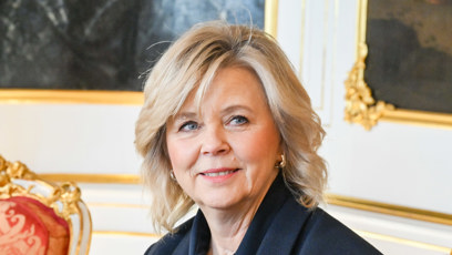 FOTO: Petr Pavel a Eva Pavlová přivítali na Hradě albánského prezidenta a jeho choť.