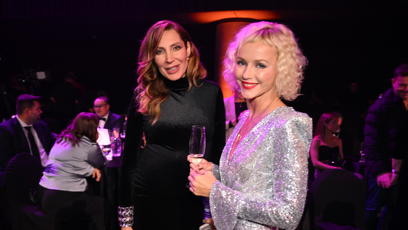 FOTO: Olga Lounová s ženou Richarda Krajča Karin.