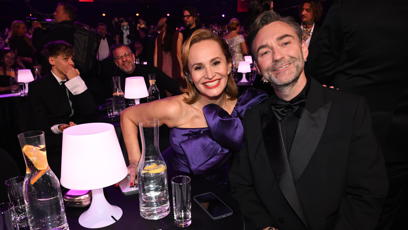 FOTO: Monika Absolonová s doprovodem.