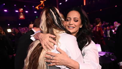 FOTO: Lucie Bílá se vítala s Ewou Farnou.