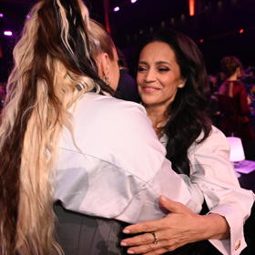 Lucie Bílá se vítala s Ewou Farnou. 