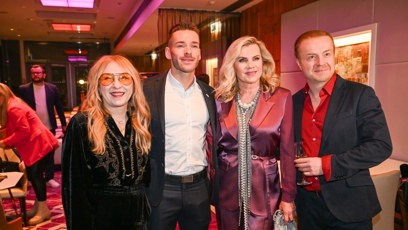 FOTO: Kateřina Žbirková na představení nového klipu Leony Machálkové.