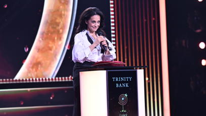 FOTO: Lucie Bílá měla ze stříbrného Slavíka radost.