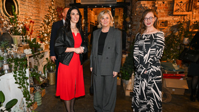 FOTO: Markéta Pekarová Adamová s Evou Pavlovou na křtu knihy.