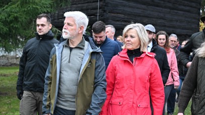 FOTO: Petr Pavel a Eva Pavlová na procházce v rezervaci Soos.