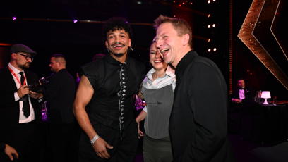 FOTO: Ewa Farna s Tomášem Klusem a Benem Cristovaem.