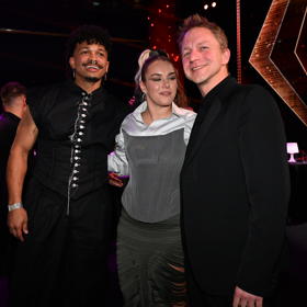 Ewa Farna s Tomášem Klusem a Benem Cristovaem. 