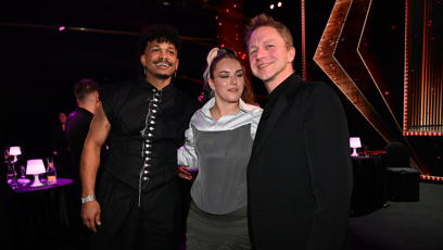 FOTO: Ewa Farna s Tomášem Klusem a Benem Cristovaem.