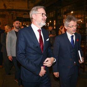 Petr Fiala a Miloš Vystrčil.