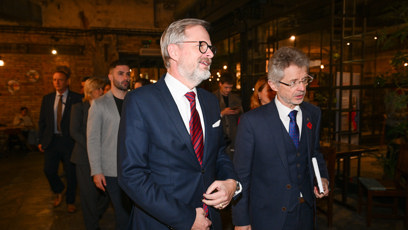 FOTO: Petr Fiala a Miloš Vystrčil.