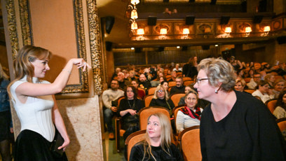 FOTO: Elizaveta Maximová s maminkou.