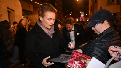 FOTO: Barbora Munzarová před začátkem předávání cen Thálie.