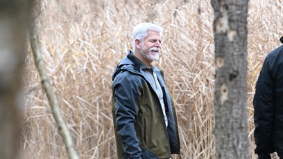 FOTO: Petr Pavel na návštěvě v rezervaci Soos.