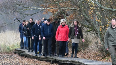 FOTO: Petr Pavel a Eva Pavlová na procházce v rezervaci Soos.