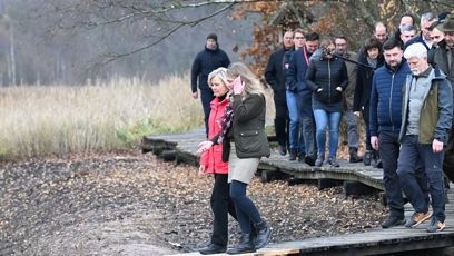 FOTO: Petr Pavel a Eva Pavlová na procházce v rezervaci Soos.