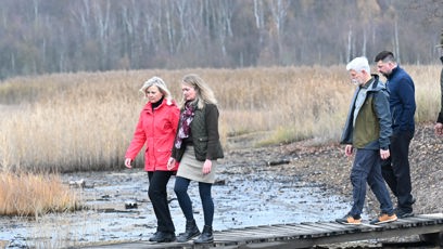 FOTO: Petr Pavel a Eva Pavlová na procházce v rezervaci Soos.