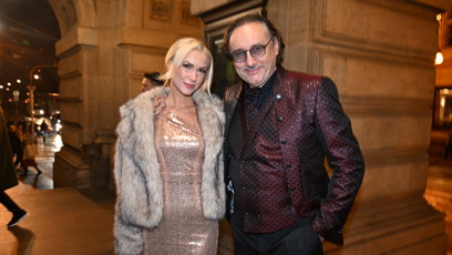 FOTO: Marian Vojtko dorazil na Thálie v doprovodu své partnerky.