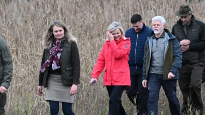 FOTO: Petr Pavel a Eva Pavlová na návštěvě v rezervaci Soos.