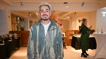 FOTO: Mirai Navrátil měl zajímavý outfit.