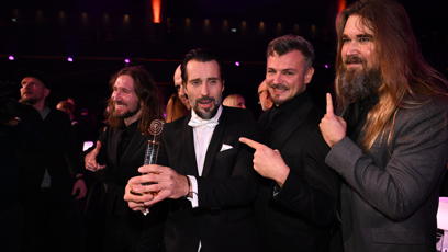 FOTO: Noid slavil se svými parťáky z kapely Dymytry.