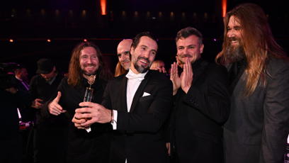 FOTO: Noid slavil se svými parťáky z kapely Dymytry.